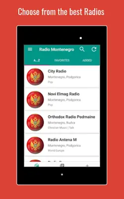 Radio Montenegro android App screenshot 1