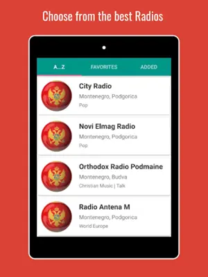 Radio Montenegro android App screenshot 3